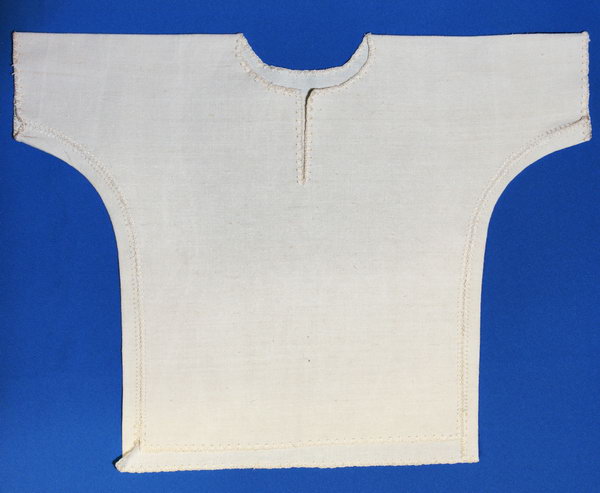 Солодкий жолудь - сорочка для хрещення - Домоткане конопляне полотно, ручна вишивка, річне з'єднання