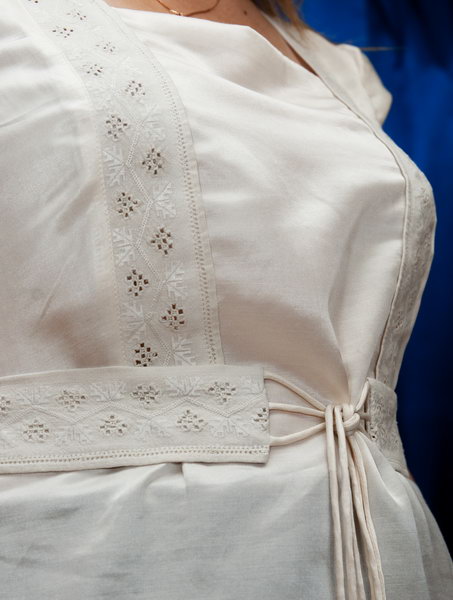 Шовкова косиця - фрагмент - Фрагмент блузи жіночої 