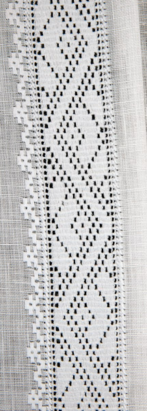 СЛ-Р-43 фрагмент - Купон чоловічої сорочки. Техніки та тканина: безчисна мережка, лиштва, льон, ретязь, ручна робота. Вишивка білим по білому.