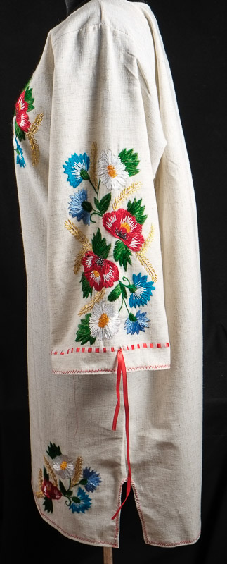 116-26 рукав - Сукня жіноча. Натуральна тканина. Ручна вишивка.