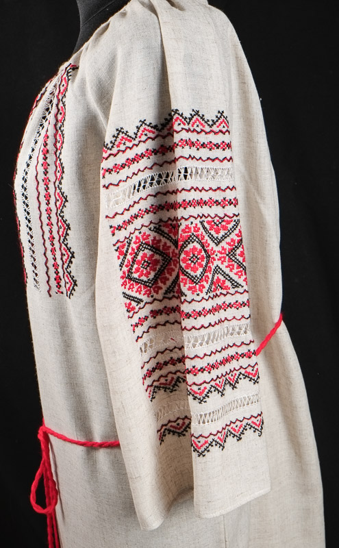 116-30 рукав - Сукня жіноча. Натуральна тканина. Ручна вишивка.