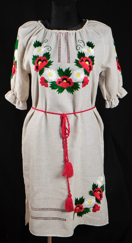 116-31 - Сукня жіноча. Натуральна тканина. Ручна вишивка.