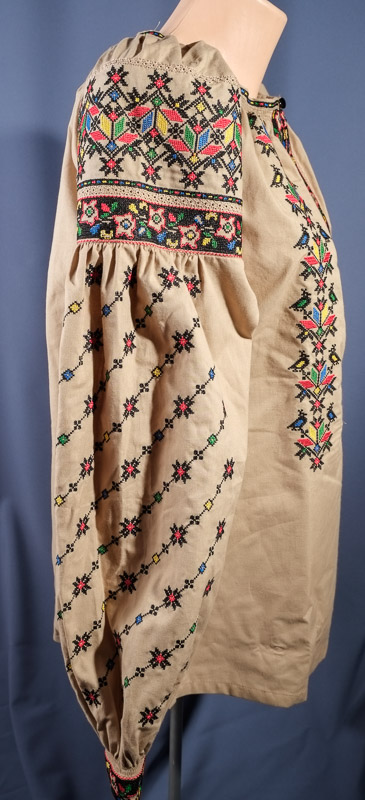 26042017-3 Рукав - Жіноча блуза, змішана тканина, машина вишивка