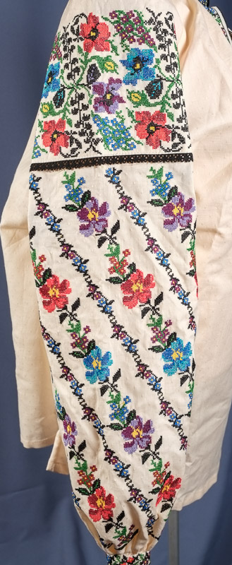 26042017-4 Рукав - Блуза жіноча, змішана тканина, машина вишивка