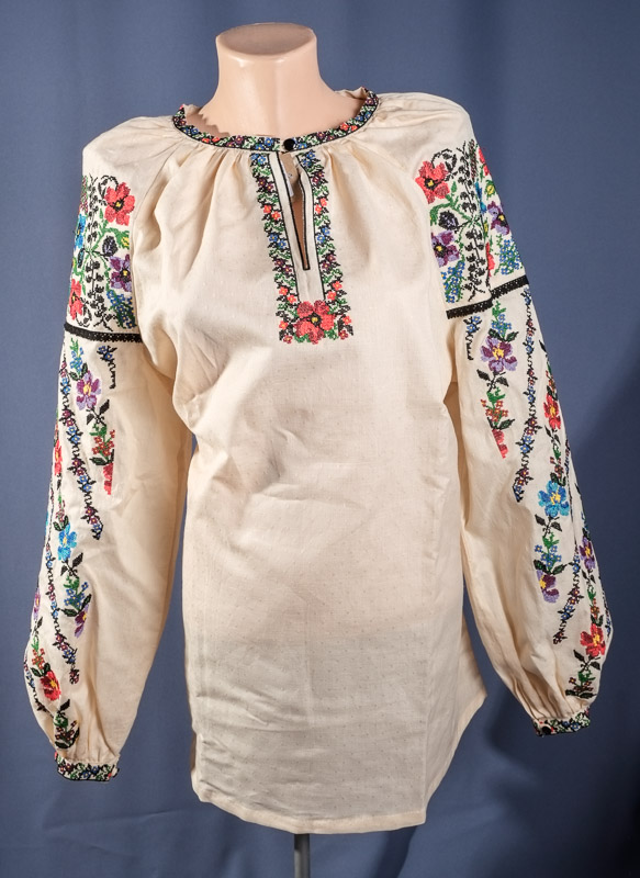26042017-4 - Блуза жіноча, змішана тканина, машина вишивка